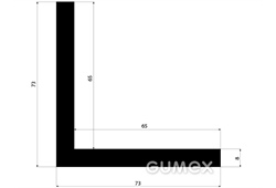 GUMMIPROFILE L-FORM - EPDM